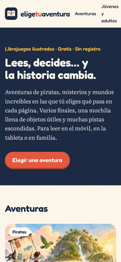 Elige tu Aventura en el móvil