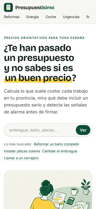 Presupuestísimo en el móvil
